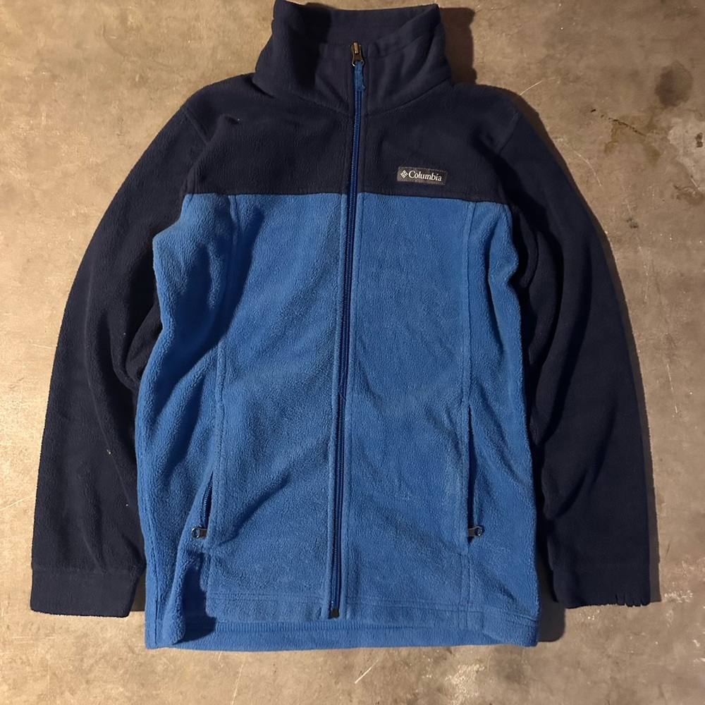 Columbia Blue and Black Fleece Jacket